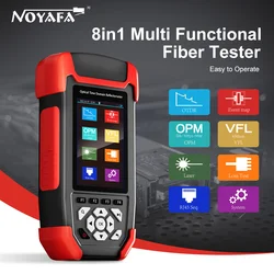 NOYAFA-Detector de fallos de fibra óptica NF-981 OTDR, medidor de potencia óptica para OPM VFL OLS, mapa de eventos, probador de Cable Ethernet de 10m-60km