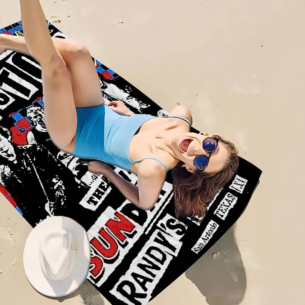 Rock Band S-Sex P-Pistols Anime Beach Swimming Towel Soft Absorbent Washcloth Children's Gifts For Kids Travel Camping Gym