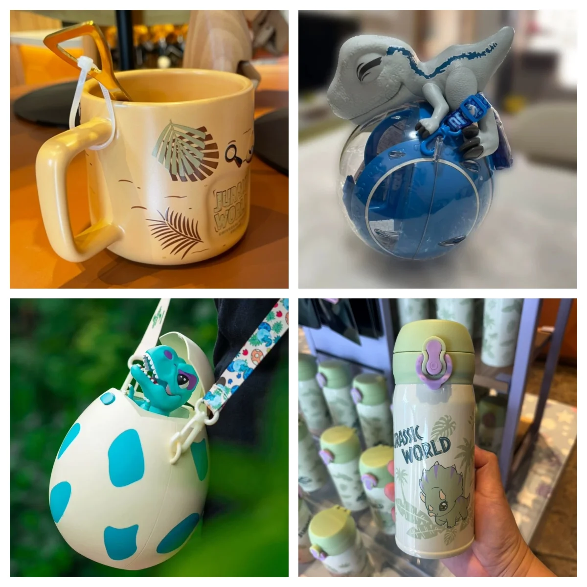 universal-studios-jurassic-dinosaur-egg-drink-cup-velociraptor-popcorn-commemorative-bucket-children's-birthday-gift