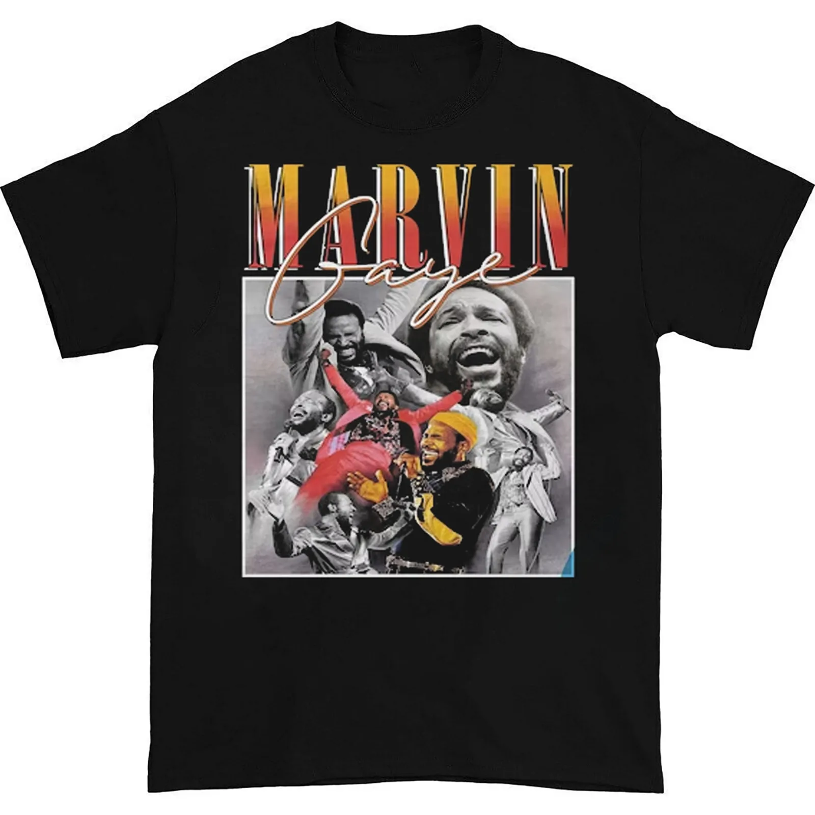 

Редкая рубашка Marvin Gaye, хлопковая футболка 90-х, футболка унисекс от S до 5XL TMB2422