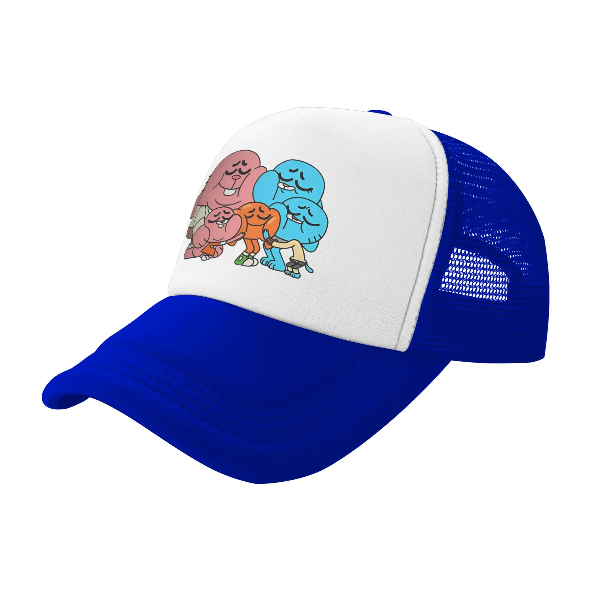 Video Game Gumballs Mesh Baseball Cap Adult Hip-Hop Sun Caps  Hats Adjustable Polyester Sun Hats Wholesale New Trucker Caps