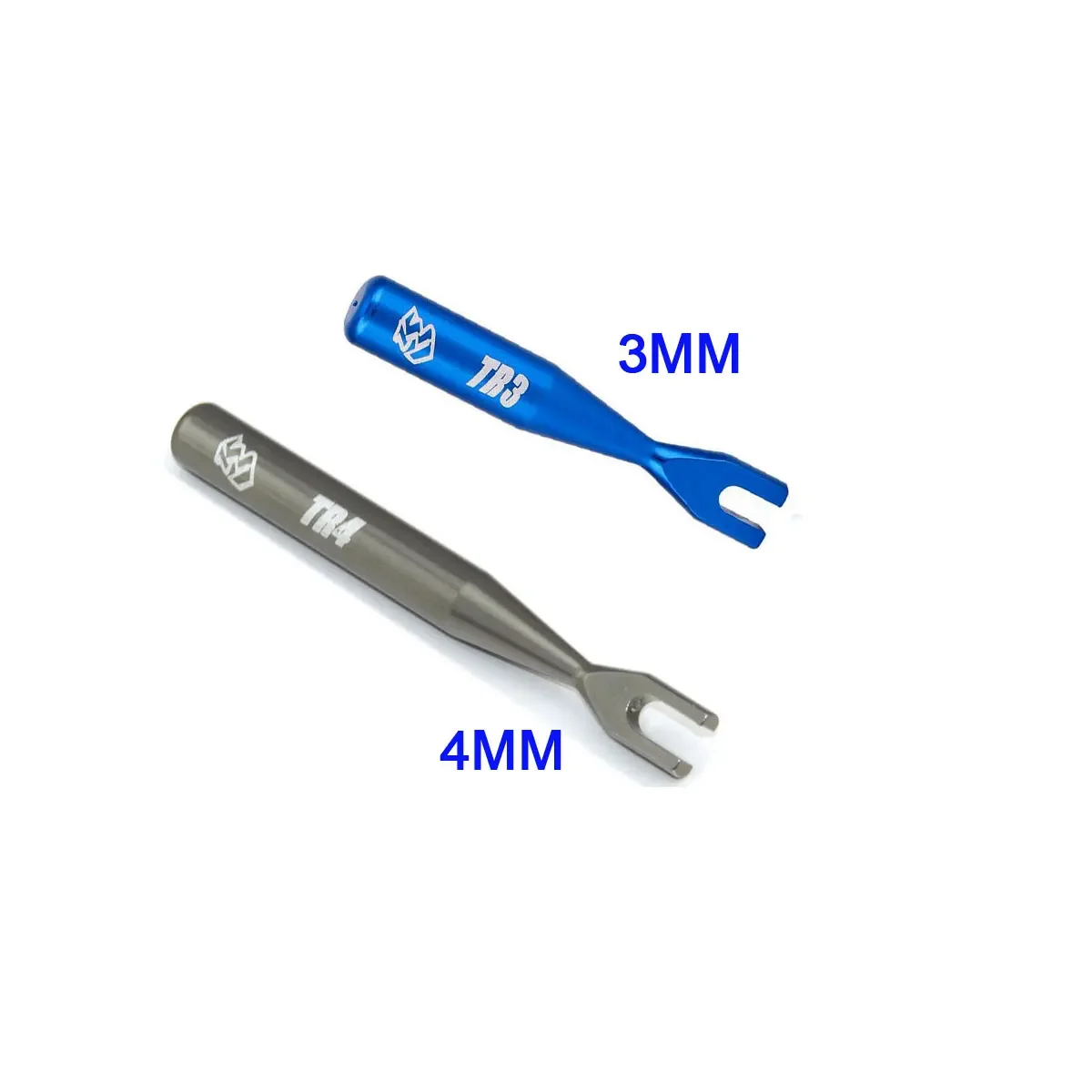 3Racing 3mm 4mm Aluminum Turnbuckle Tuner 3.1mm 4.1mm Header Gap NIP Wrench For 1/10 Scale Models RC Remote Control Cars