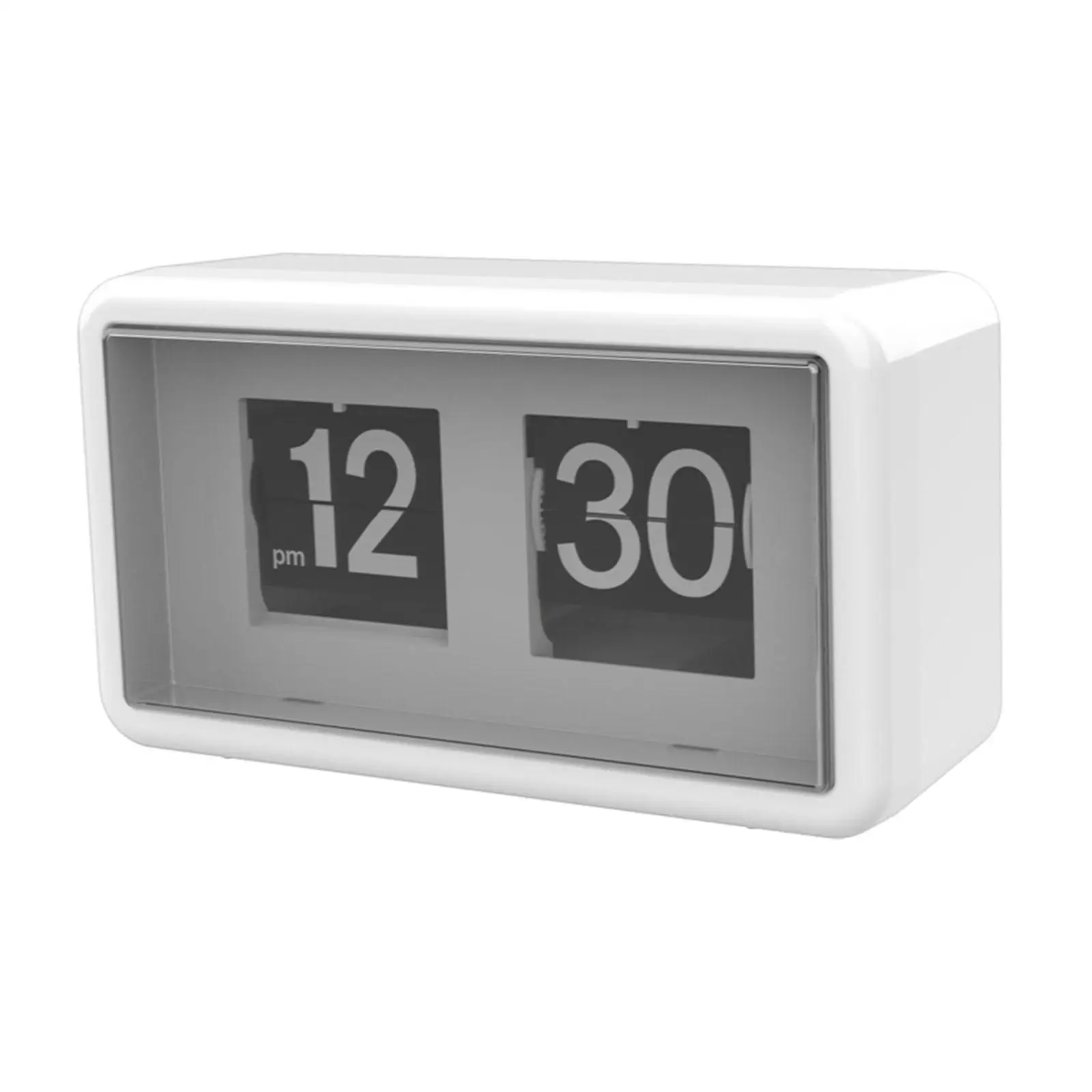 Auto Flip Clock Large Display Mute Flip Down Clock Table Clock,Flip Desk Clock for Dorm, School ,Dining Table, Hotel, Bedroom