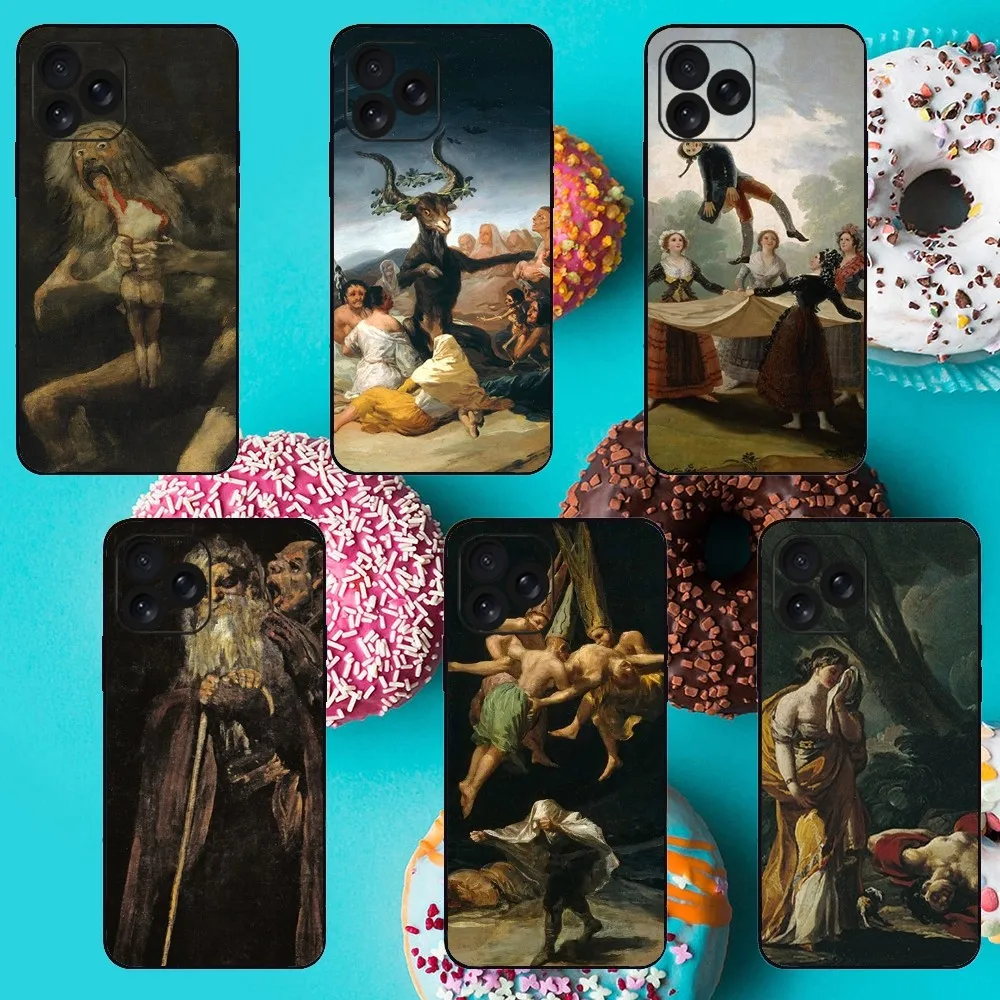 Spain Francisco Goya Art Phone Case For iPhone 8 11 12 13 14 15 Mini X XR XS PRO MAX Plus Shell