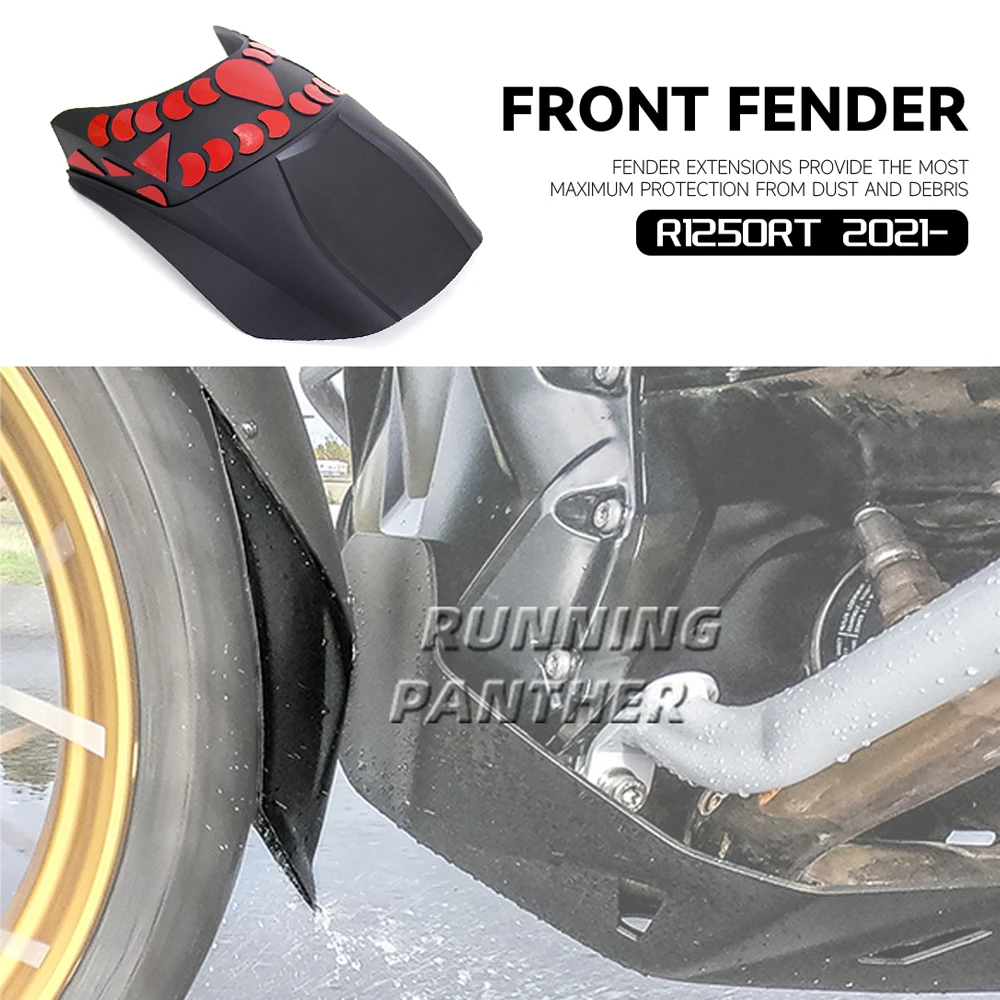 

NEW For BMW R1250RT R 1250 RT 2021 2022 Motorcycle Front Wheel Rear Fender Mudguard Extender Hugger Splash Protector Extension