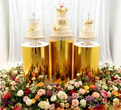 

5pcs/set) plitnhs round pillar column plinth pedestal cylinder walkway stand for wedding party event wedding decoration plinths