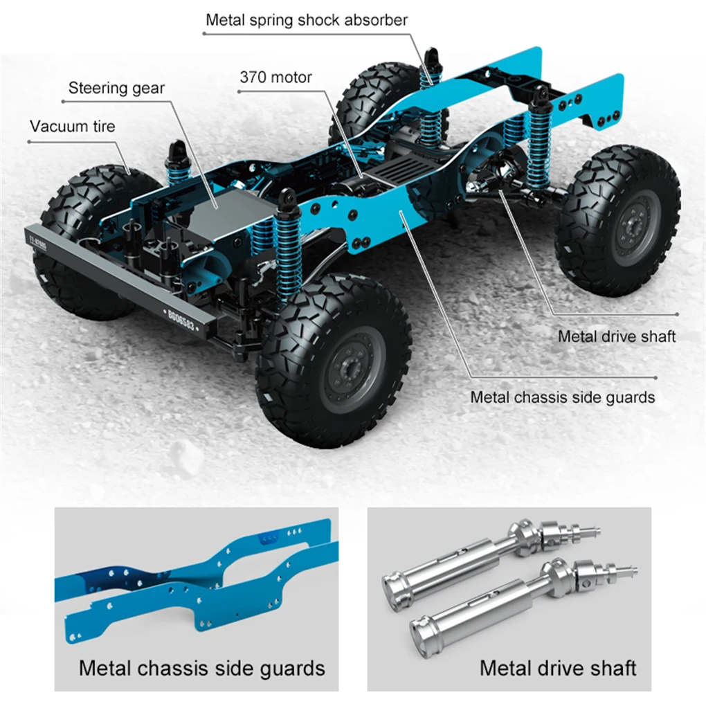 Q121 JJRC RC CAR Climbing Car Toys 2.4G 4WD High Speed SUV Waterproof Children Toy 1/12 Scale Remote Control Vehicle Model