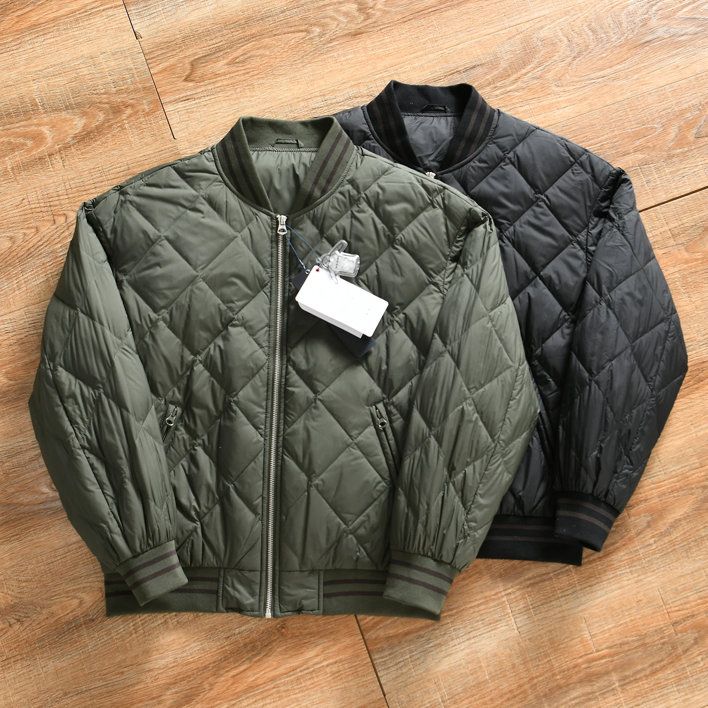 

Classic MA190 Duck down Oz Version Baseball Collar Pilot Jacket Men's Fashionable All-Season Polyester Fiber Warm Coat