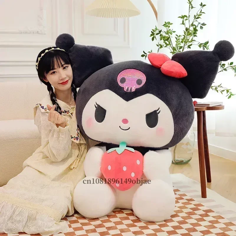 100cmBig Size Kawaii Sanrio My Melody  plush skin Doll Pillow Cartoon Plush Toy Stuffed Animal Room only skin Pillow Toy Gift