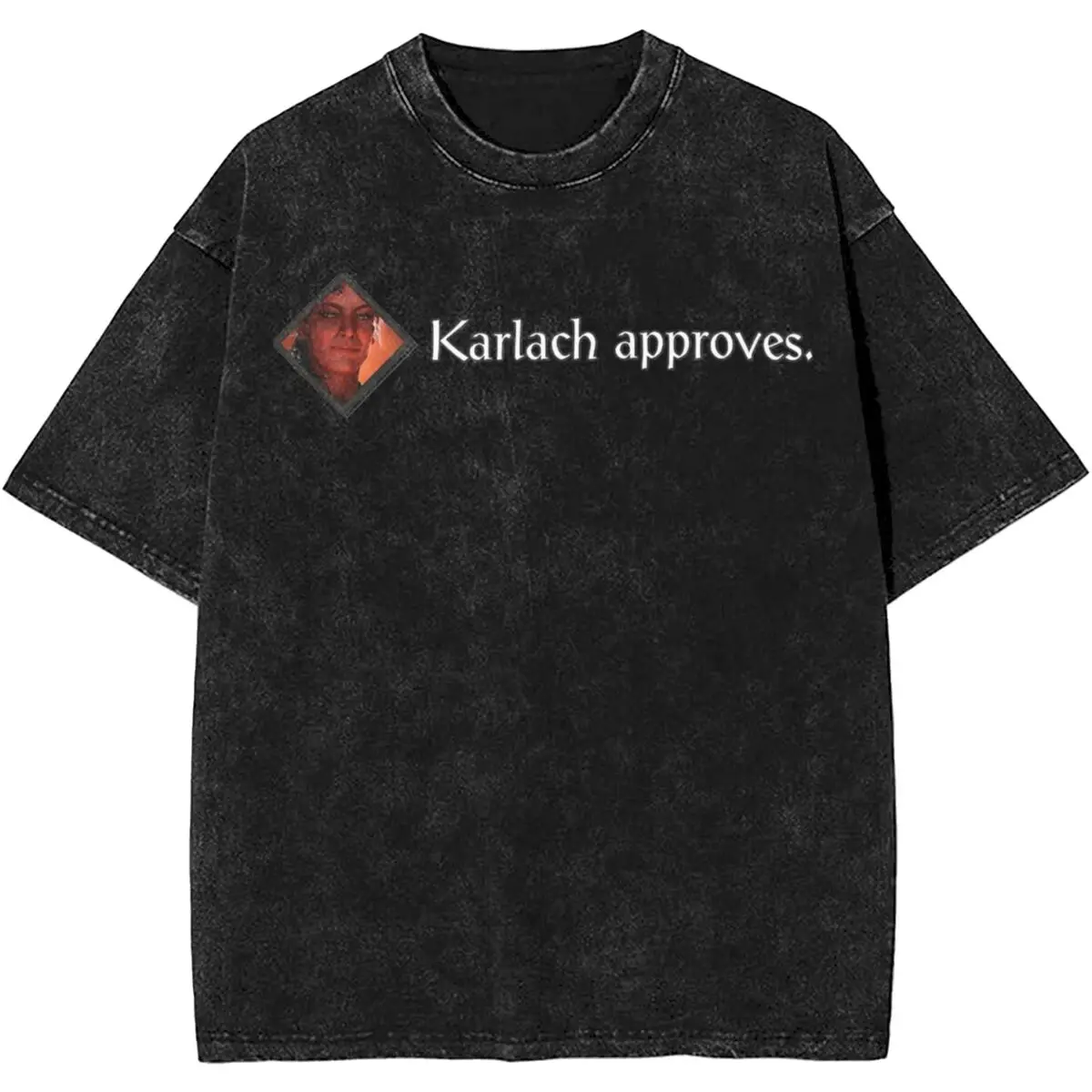 Summer Karlach Approves Baldurs Gate 3 Shirt Apparel for Men Women Washed Tees Oversize T-shirts