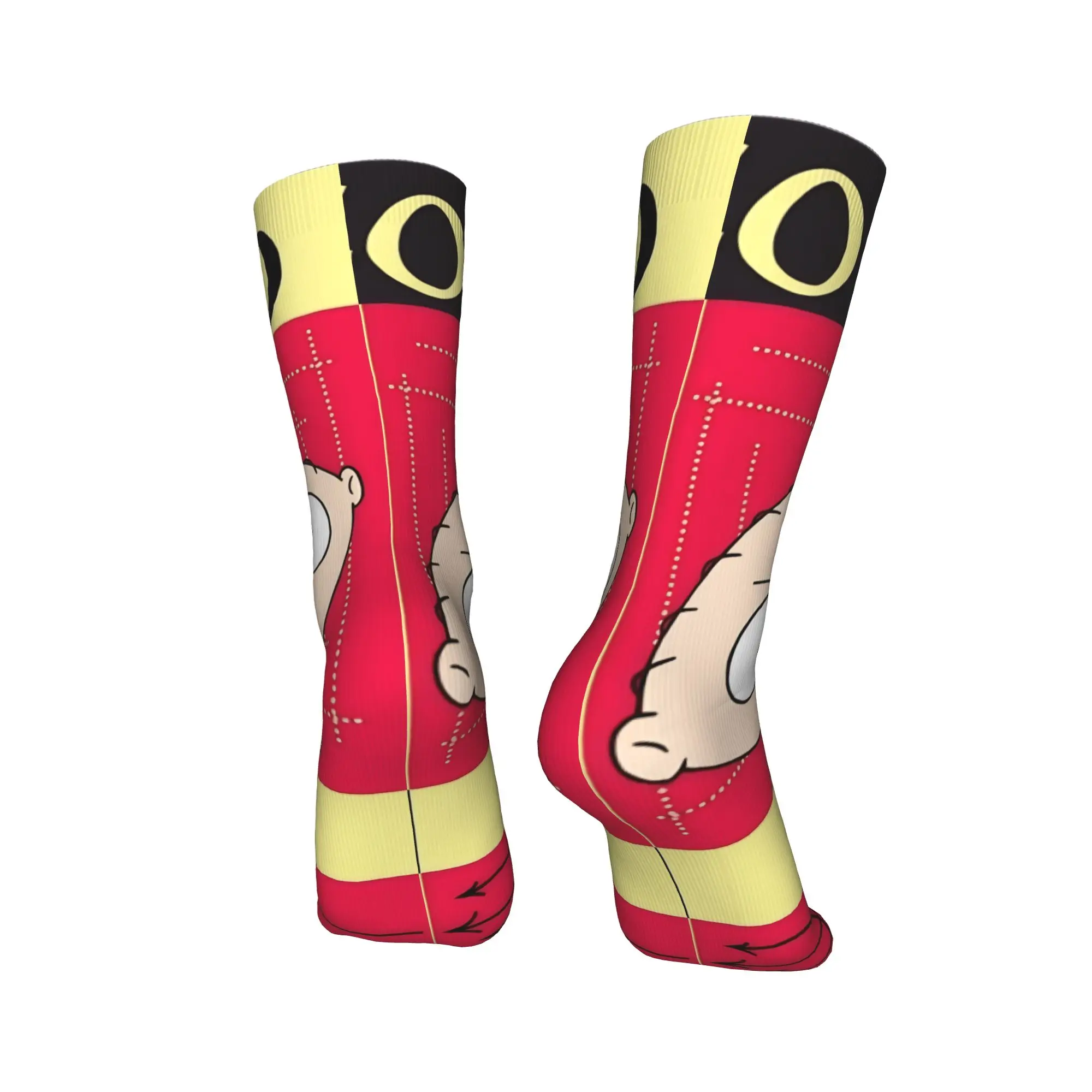 جوارب P-Peter Griffins جوارب مضادة للانزلاق للنساء والرجال جوارب جري متوسطة ناعمة للخريف جوارب بتصميم أنيق