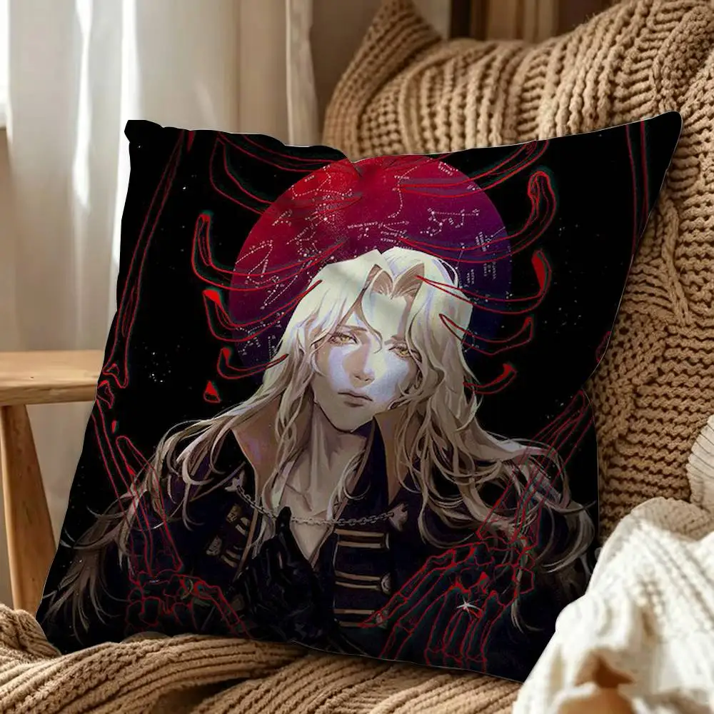 Game Castlevania Symphony of the night Double-Sided Printed Cushion Cover Bedroom Bedside Sofa Pillow Case