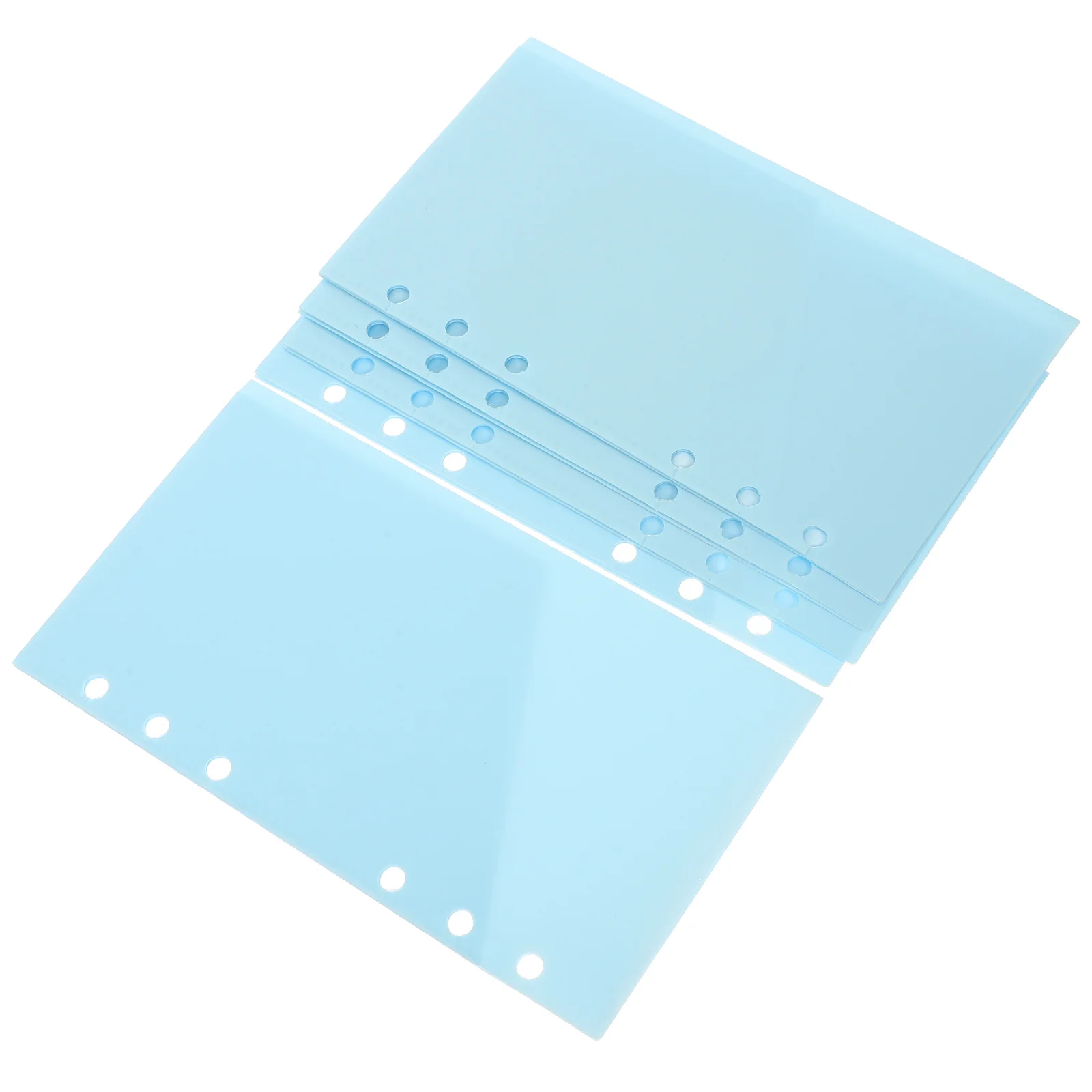 

5pcs A6 Portable Binder Pockets For Book Reusable Budget Insert Replaceable Binder Pocket Multi-Use Budget Supply Loose Leaf