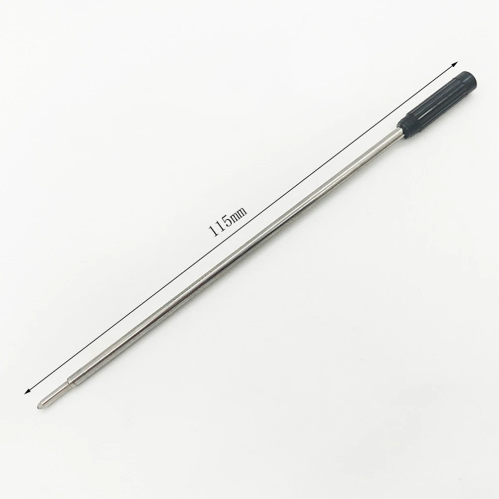 

20 Pcs Metal Ballpoint Pen Refill Fine Cross Refills Black Writing Universal Ink for Pens