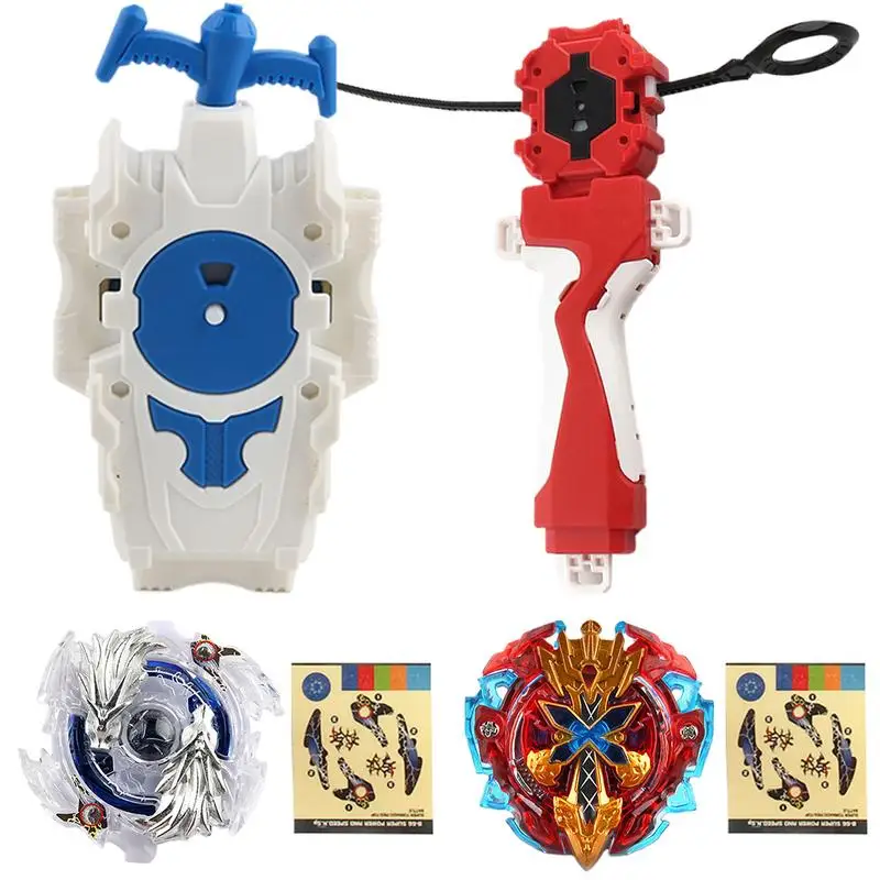 Burst Spinner Gyro Two-way Burst Launchers Custom Right And Left Gyro Pull Rod Wire Spinningg Top Accessories Stress Relief Toy