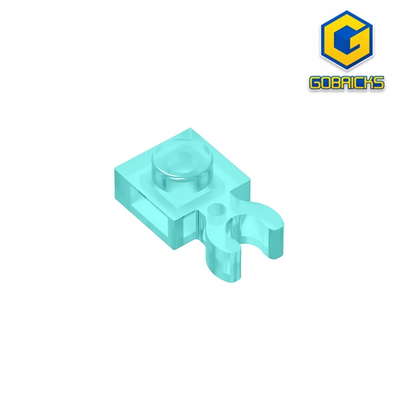 Gobrick] GDS-814 PLATE 1X1 W. HOLDER compatible with lego 4085 60897 children\'s toys Assembles Building Blocks Technical