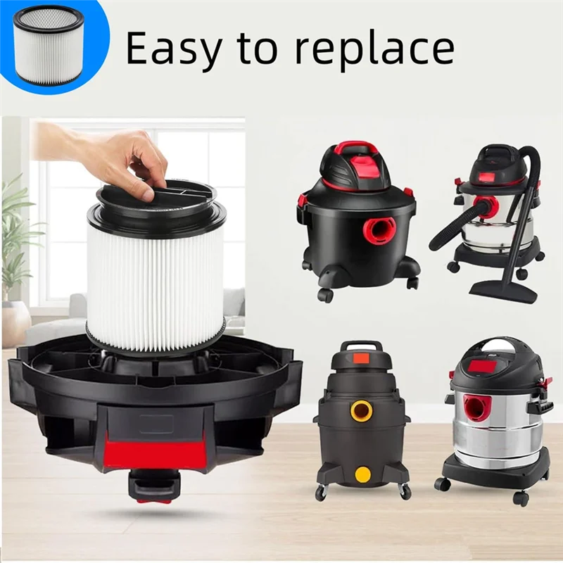 Filter Pengganti BAAO-90304 untuk Toko Vac 90304, 90350, 90333, 90585, 5 Galon Ke Atas Penyedot Debu Basah/Kering