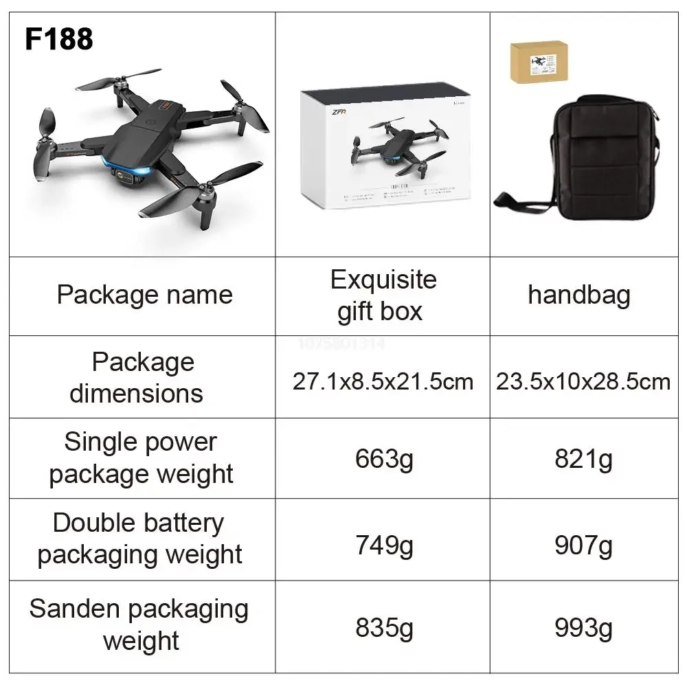 F188 GPS Дрон Профессиональный FPV 6K HD камера дроны жест фото возврат одной кнопкой Радиоуправляемый складной Квадрокоптер вертолет Дрон игрушки