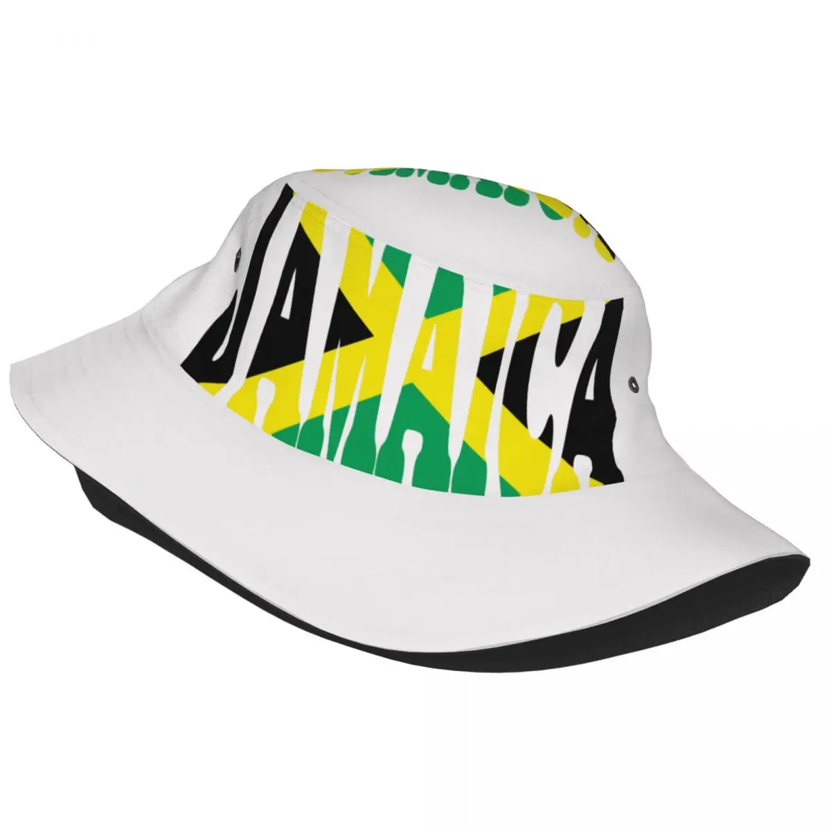 JAMAICA Flag Bucket Hat Summer Hats Fisherman Hat Foldable Women Men Sunscreen Shade Caps