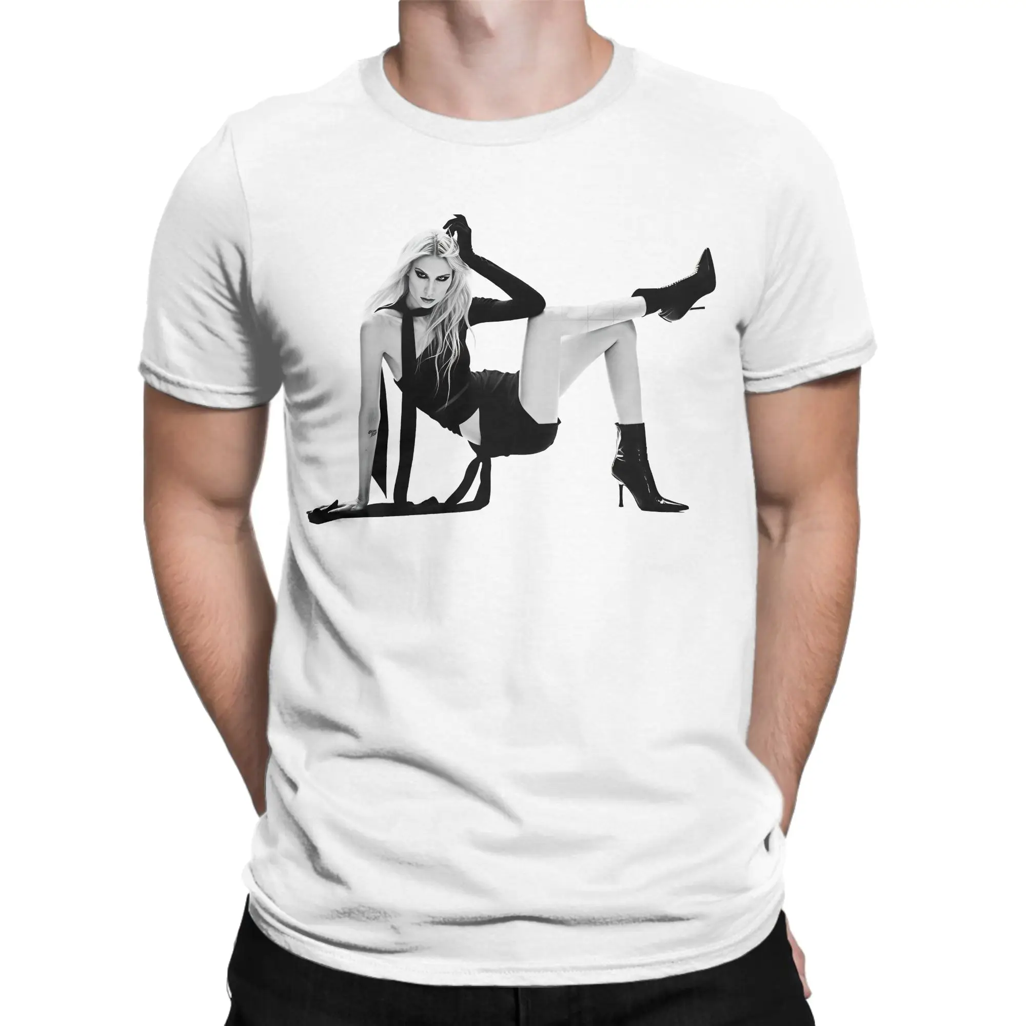 Britney FaSHioN T-Shirts for Men Manson Album  Awesome 100% Cotton Tee Shirt Crewneck Short Sleeve T Shirts Adult Tops