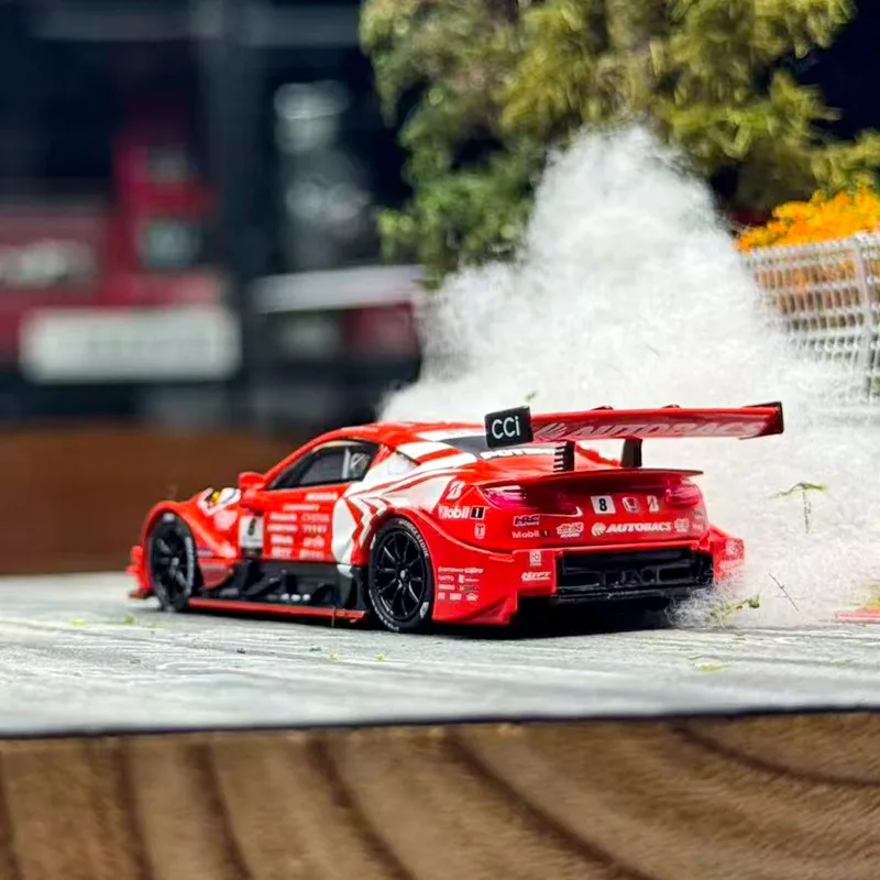 MINIGT 1/64 NSX-GT TypeS GT500 Metalowy Model Auta Zabawka Odlewany z Metalu Prezent dla Chłopca