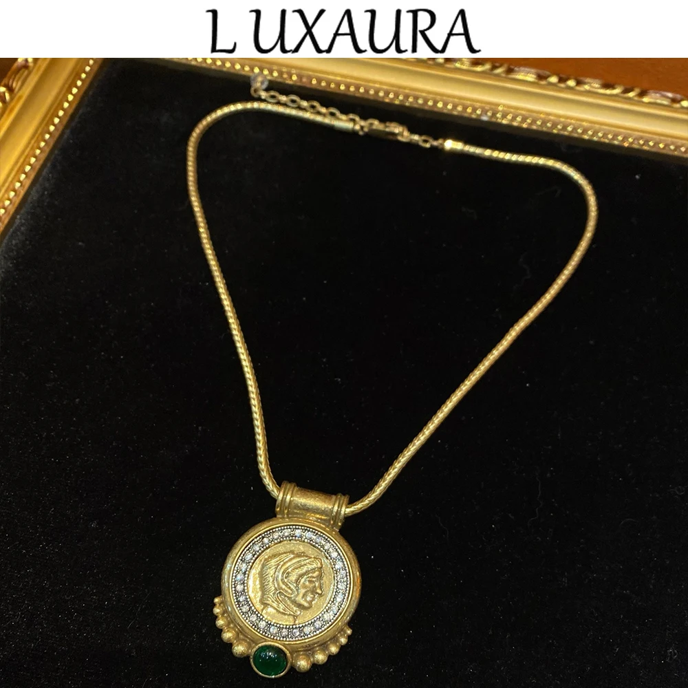 

Vintage fashion classic copper plated 18K geometric style paired with bohemian women's jewelry necklace