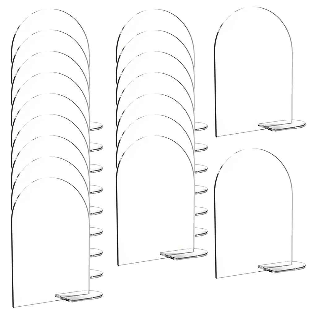 20 قطعة من بطاقات طاولة الزفاف المركزية، علامات أكريليك فارغة، تزيين ديكور محفوظ