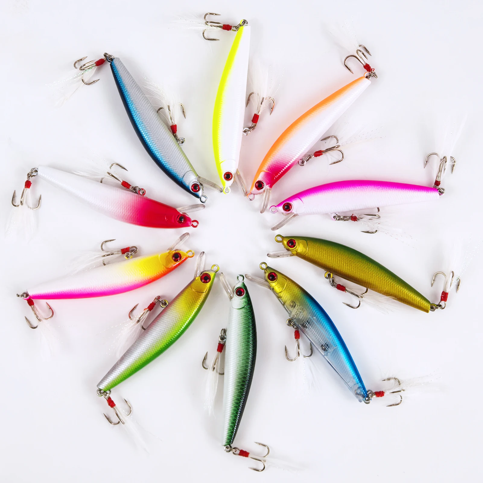 Free Fisher Jerkbait Wobbler para lucio y trucha de señuelo - imagen 5