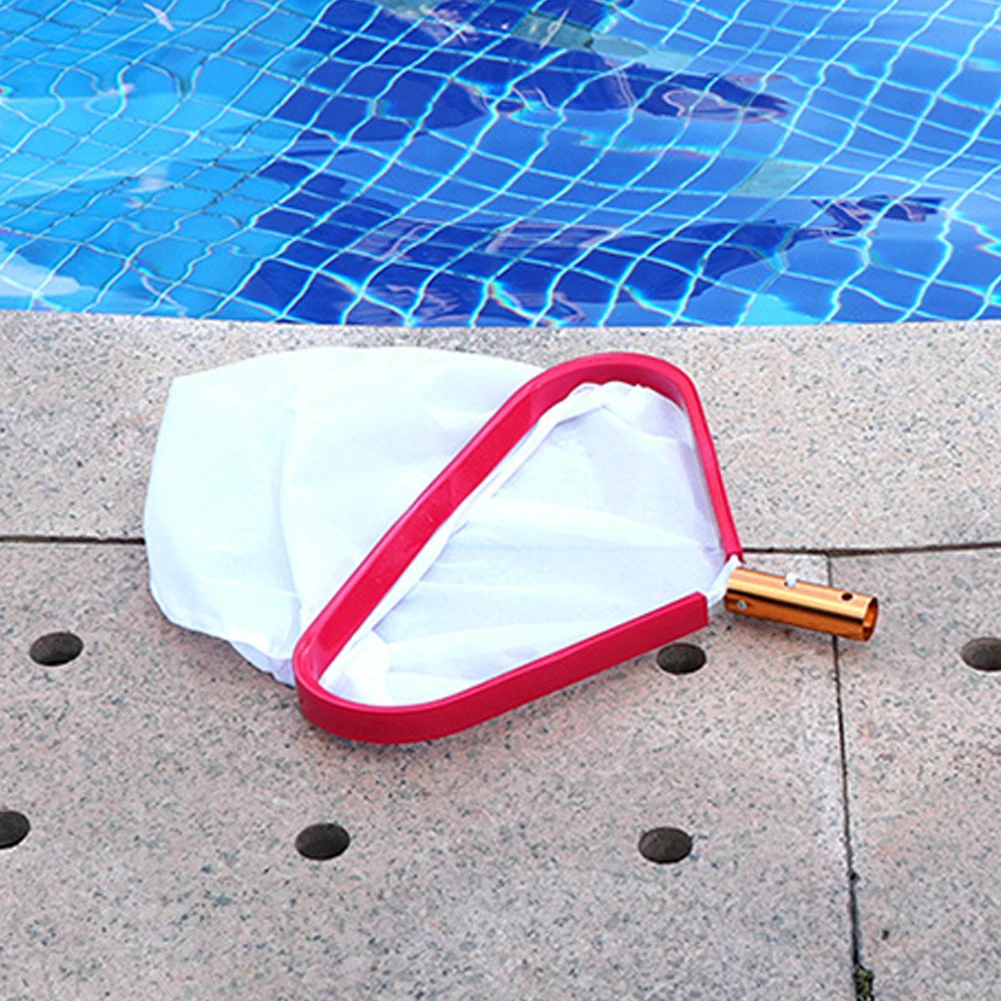 Swimming Pool Leaf Rake Mesh Skimmer Net Pole Swimming Pool Spa Cleaning Skimmer Cleaning Tool Pool Landing Net Accessories