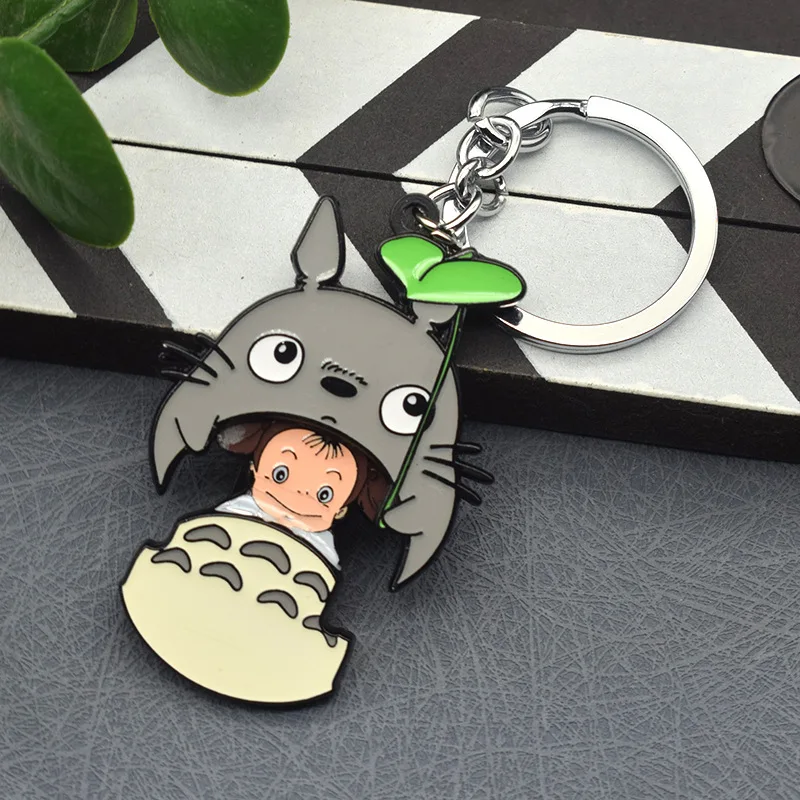 Llavero Metálico de 5cm de Mi Vecino Totoro, Adorno Decorativo para Bolsos y Mochilas, Regalo Ideal para Uso Diario
