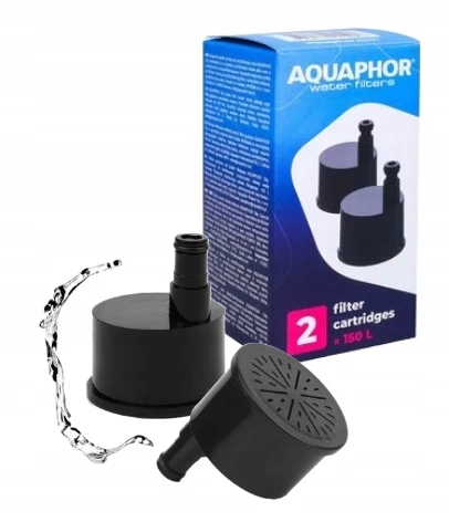 Set van 2 Aquaphor-flessenfilterpatronen