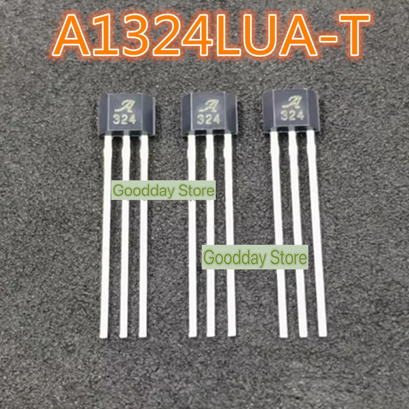 Original A1324LUA-T A1324LUA  A1324 Low noise linear Hall sensor 324 Hall element A324 SIP-3 direct insertion