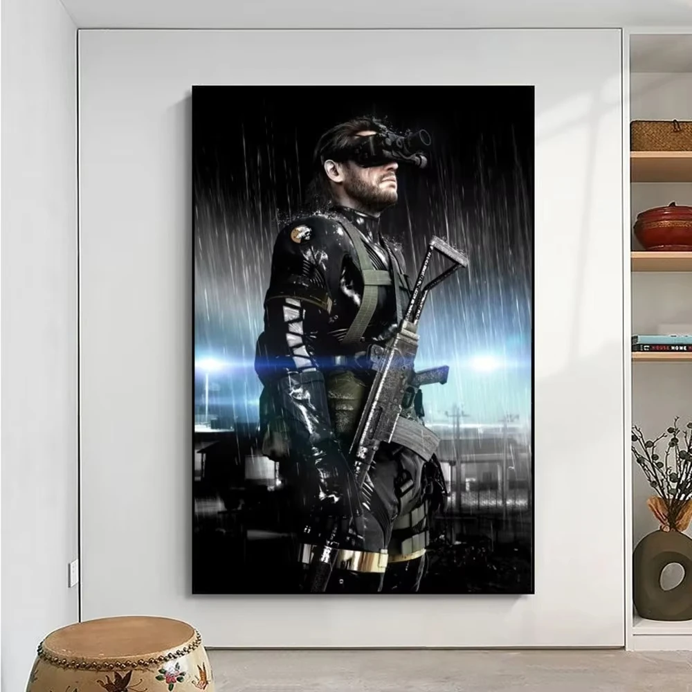 Metal Gear Solid MGS Poster Club Kraft Paper Prints Rules Poster Vintage Home Room Cafe Bar Art Wall Decor Aesthetic Painting