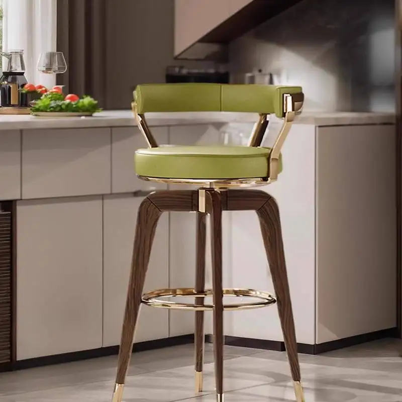 

Винтажный барный стул с высокой спинкой, деревянный, современный дизайн, для баров, ресторанов, кафе, мебель для кухонных стоек