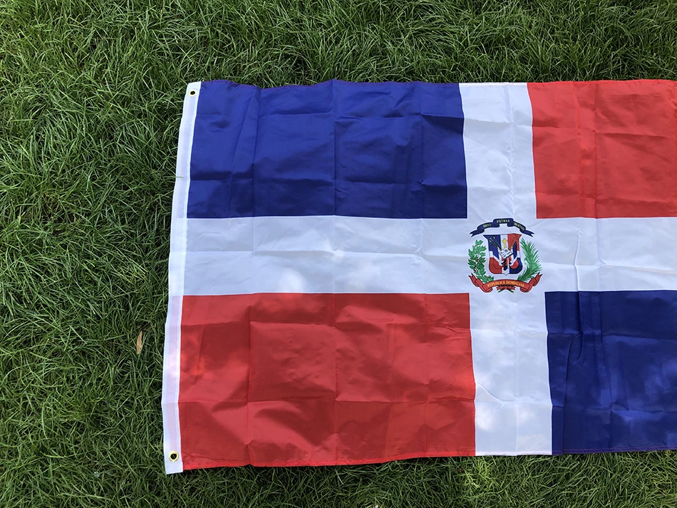 SKY VLAG Bandera nacional República Dominicana para interior exterior - imagen 3