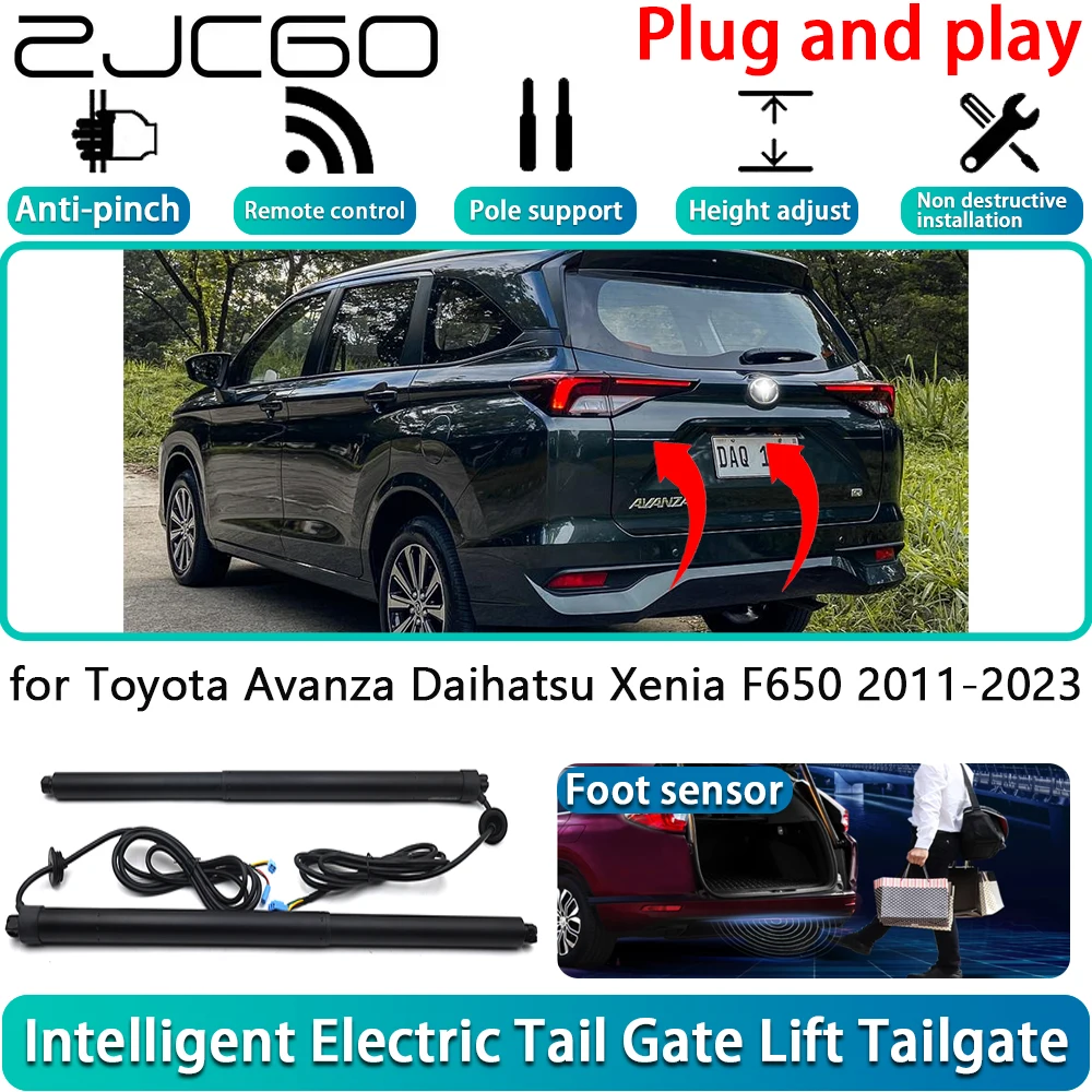 

ZJCGO for Toyota Avanza Daihatsu Xenia F650 2011-2023 Electric Powered Tailgate Power Liftgate Automatic Tailgate System
