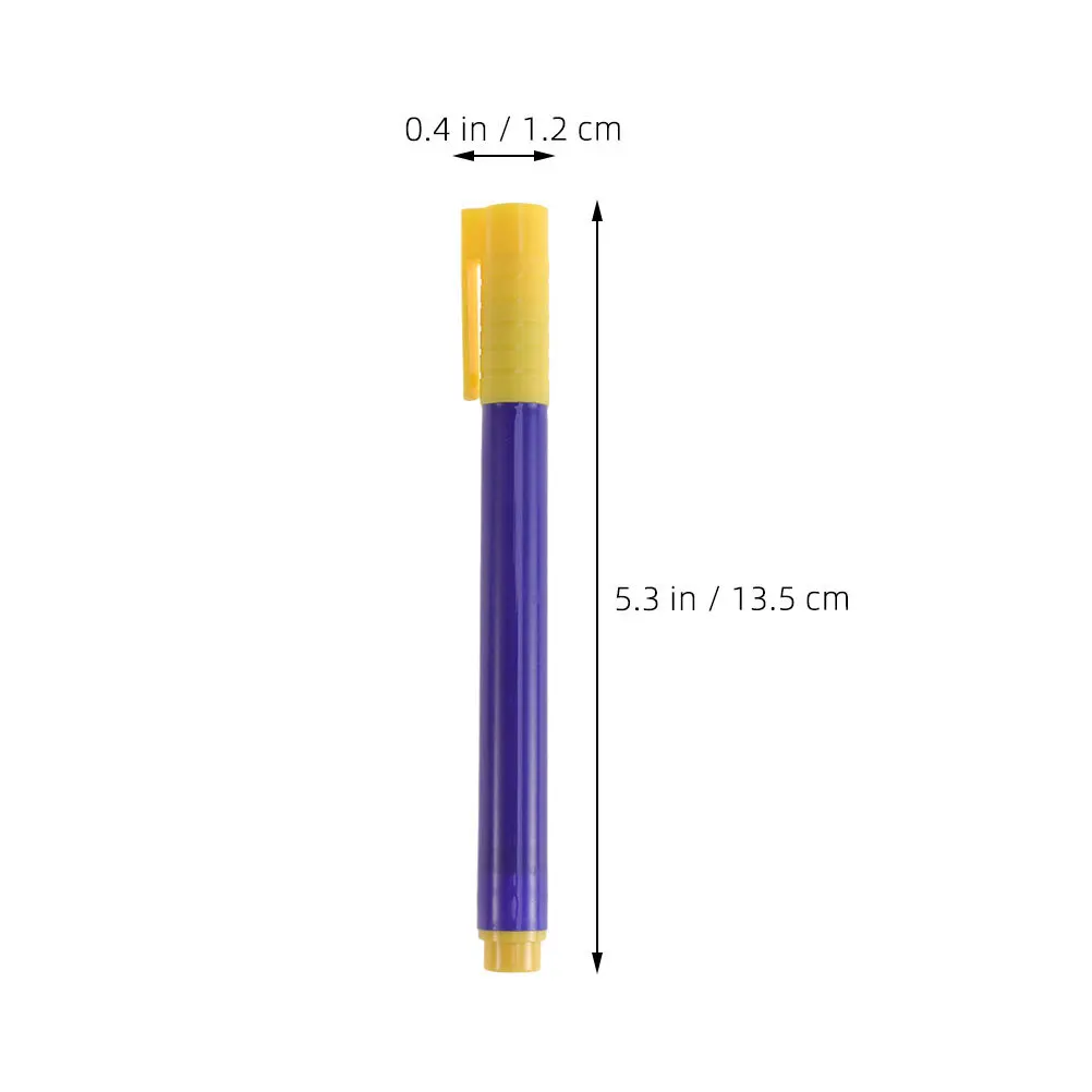 5Pcs Water-Based Banknote Pen Lightweight Longlasting Marking Counterfeit Money Checker for Retail Office Currency