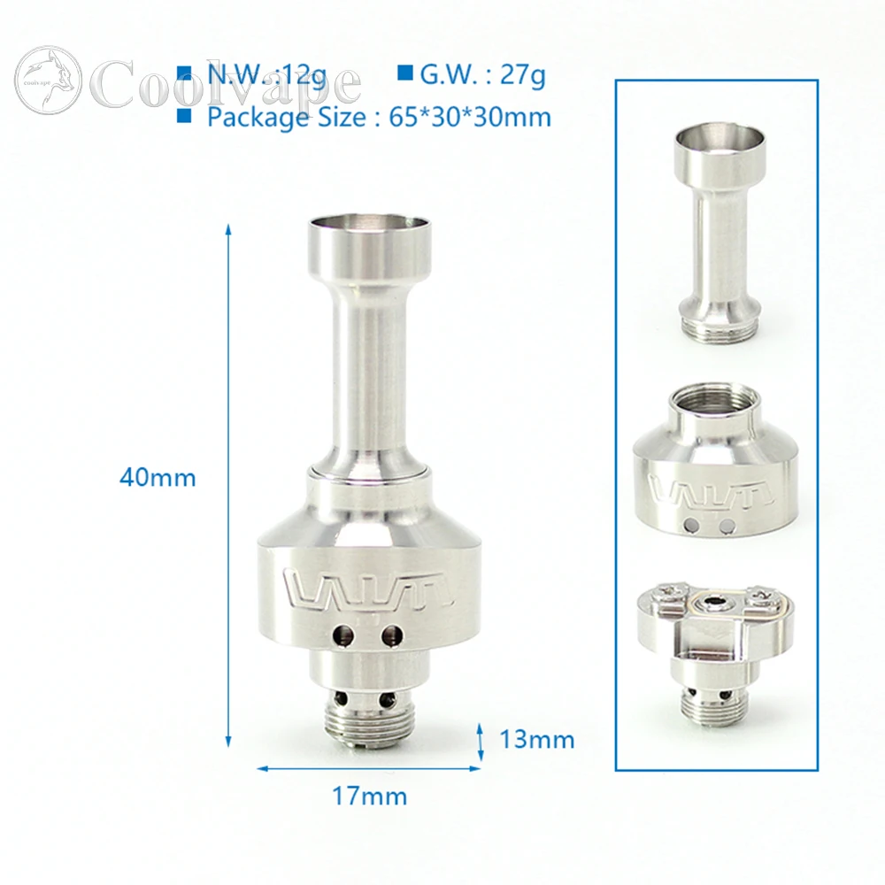 SXK VWM RBA Vape BB 60 70 Boro Bridg D replacement coil for vape kits - gallery image 2