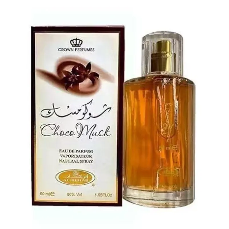 50ml Women's Luxury Perfume Chocolate And Musk Fragrance With Rose And Vanilla Notes Fragrance Arabian Dubai Cologne Perfume