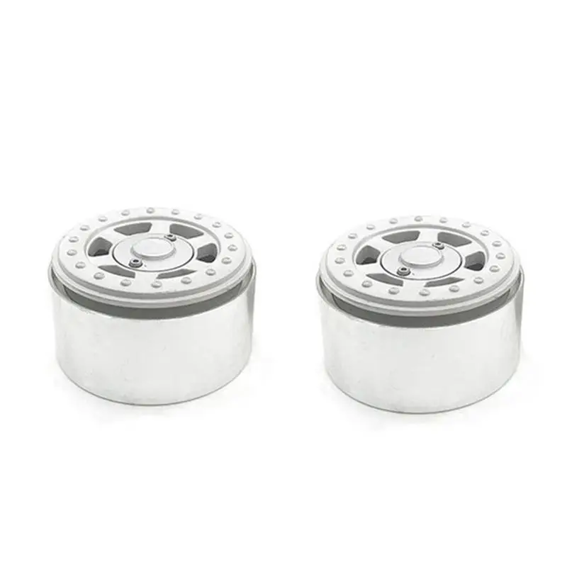 

Комплект из 4 металлических дисков с блокировкой для шин 2.2 дюйма, серебристые, для радиоуправляемых моделей TRX-4, TRX-6, Mercedes Benz 6X6, G63, G500, SCX10