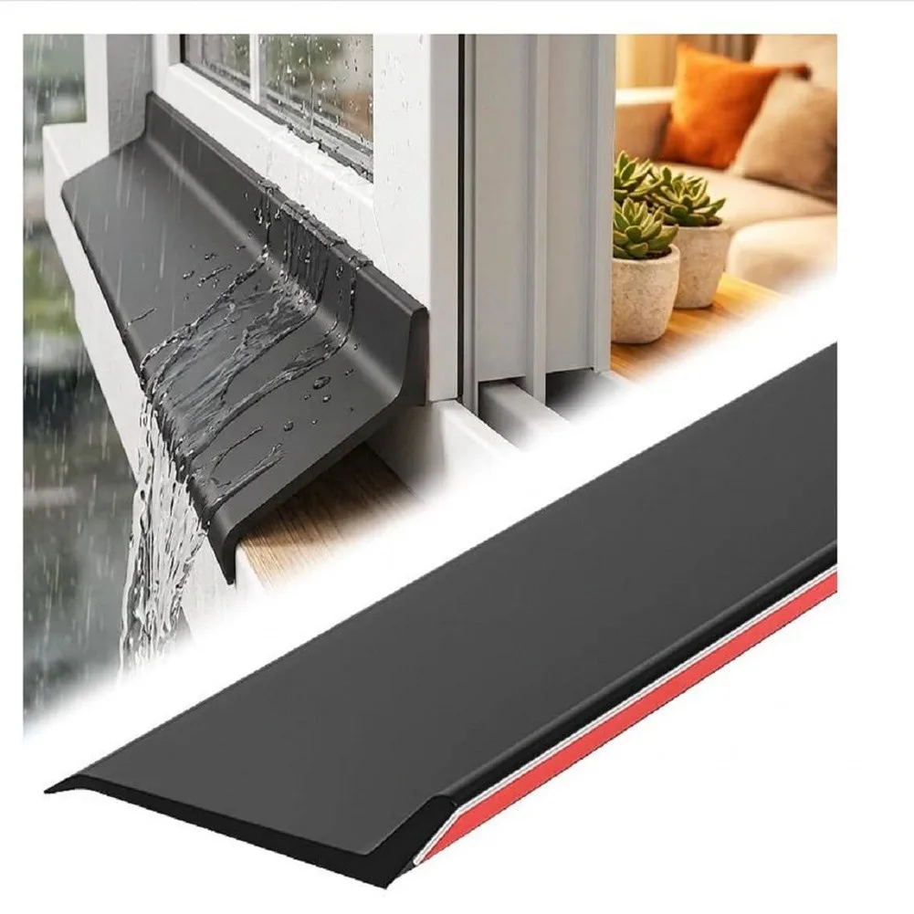 Flexible Rubber Weather Stripping Seal Strip for Windows Doors and Balcony Gaps Waterproof Home Sealing Solution