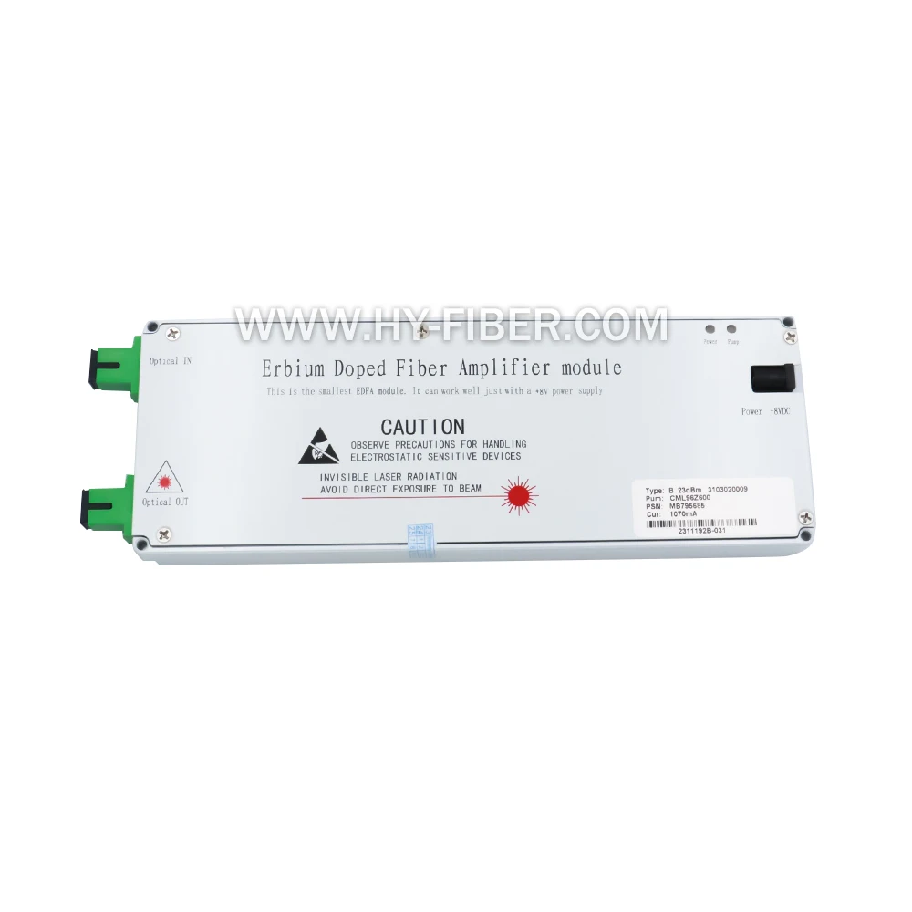 Long Using High Quality Lowest Consumption 1550nm CATV Optical Amplifier Mini EDFA Module 23dBm