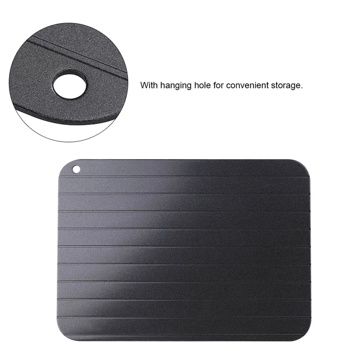 AA14 Defrosting Tray Fast Defrost Tray Thaw Tray Metal Aluminum Fast Food Meat Defrosting Thawing Tray Plate Kitchen Gadget