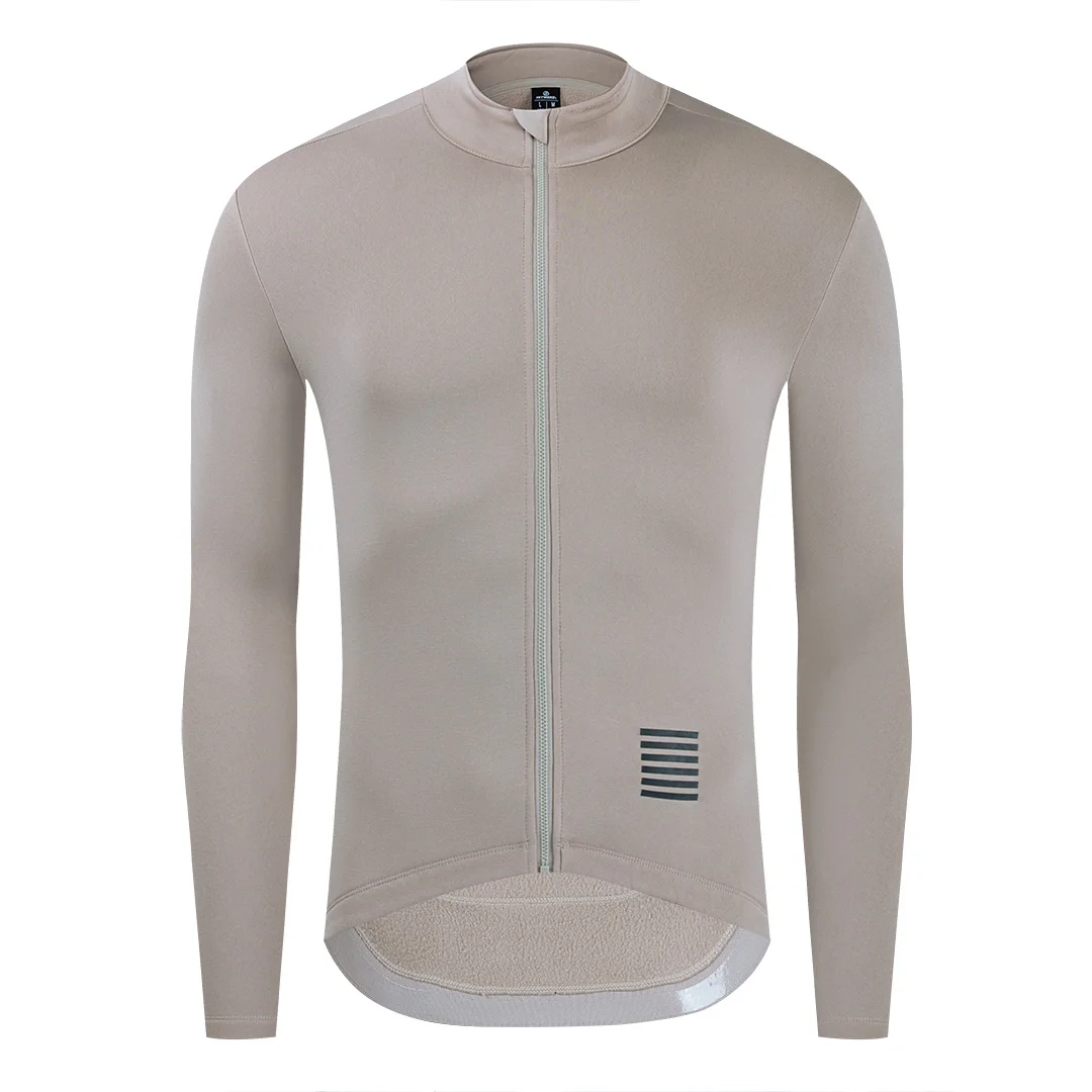 YKYWBIKE heren Wielertrui Winter & Herfst Lange Mouw Thermische Fleece voering Fiets Warme Jas Racefiets MTB kleding