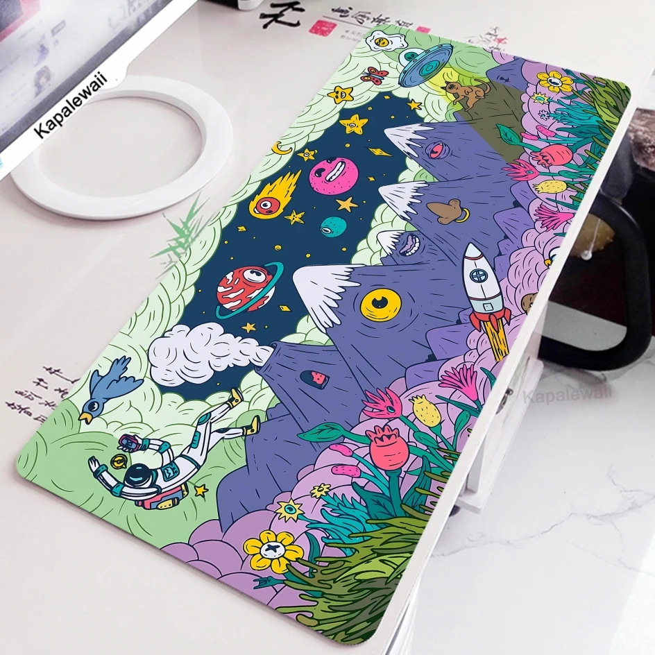 Cute Mouse Pad For Home Office Desktop Pads Gamer Mousepad Mouse Mat Setup Gaming Accessories Keyboard Pad Mousepad Deskmat
