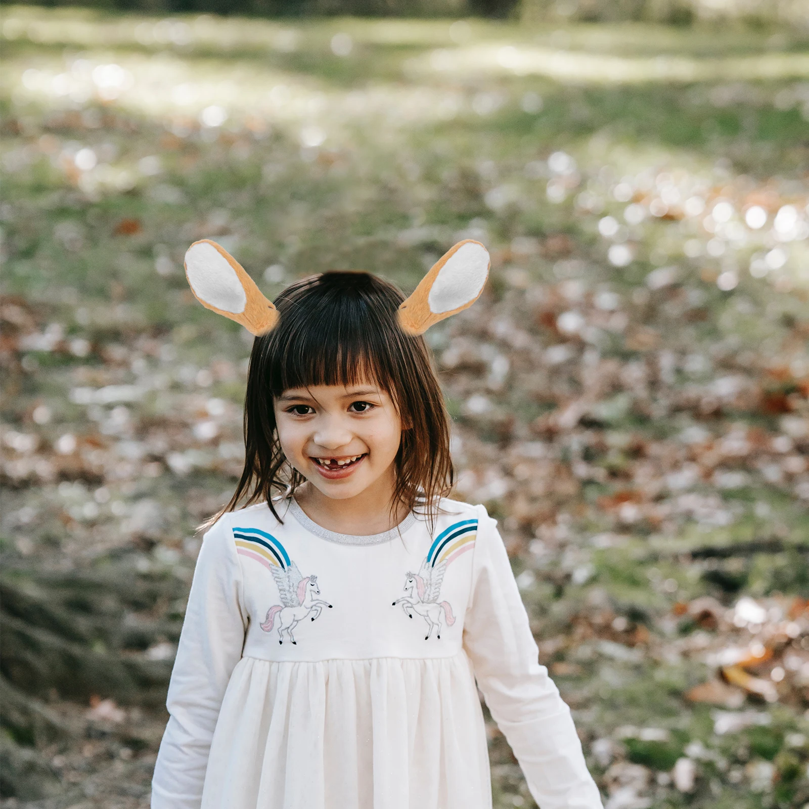 إكسسوار غطاء الرأس لآذان الغزلان الاصطناعية، مادة بلاستيكية باللون البني، دعامة ذاتية الصنع لزي حفلات المهرجانات