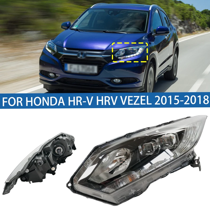 

Для Honda HR-V HRV Vezel 2015 2016 2017 2018 передний бампер галогенная фара фара дальнего света указатель поворота