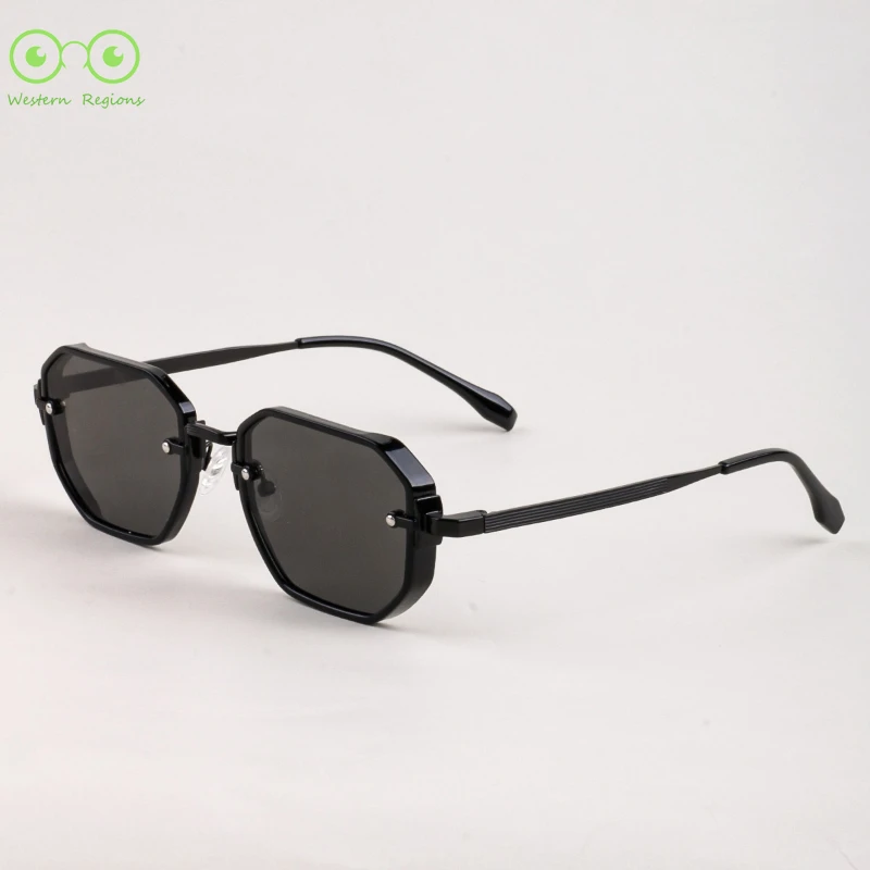 최신 패션 유럽과 미국의 사각형 프레임 남성용 선글라스 여성용 선글라스 자외선 방지 고급 선글라스 uv400