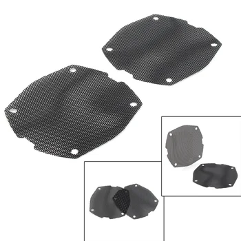 โครงลำโพงด้านหน้าบางแบบตาข่ายบางสำหรับ1998 1999 2010 2011 2012 2013 Harley FLHX FLHT อะลูมิเนียม CNC สีดำ