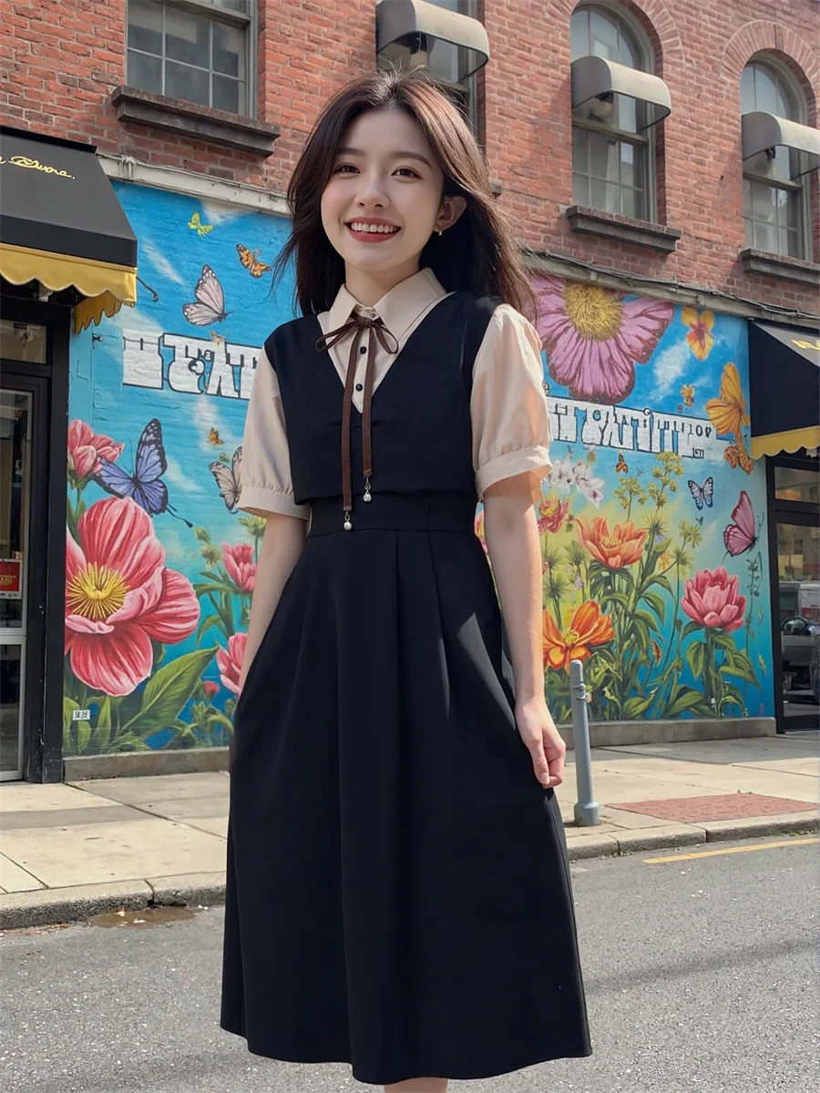 Vestidos casuais femininos linha a senhora do escritório cáqui envolto drapeado em cascata em camadas baggy oversized slouchy fácil solto-ajuste